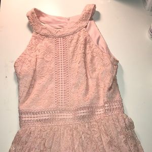 Pink semi formal dress in size 0